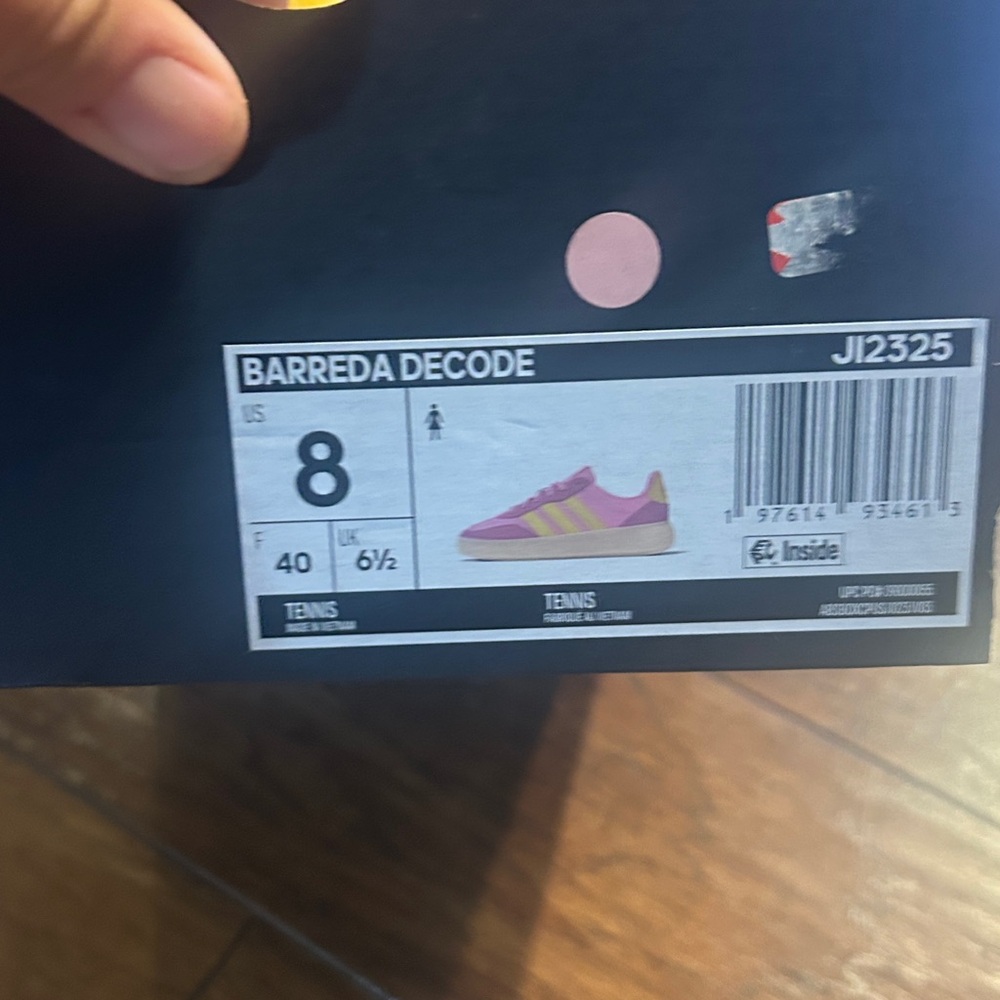 ADIDAS BARREDA DECODE SHOES new in box size 8 - Picture 10 of 10